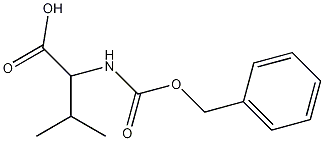 N-苄氧羰基-DL-缬氨酸结构式