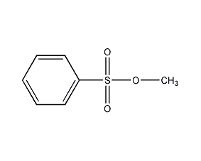 苯磺酸甲酯结构式