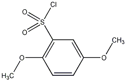 2,5-二甲氧基苯磺酰氯结构式