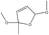 2,5-二氢-2,5-二甲氧基-2-甲基呋喃结构式