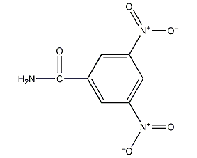 3,5-二硝基苯甲酰胺结构式