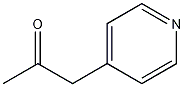(4-吡啶基)丙酮结构式