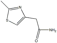 2-甲基-4-噻唑乙酰胺结构式