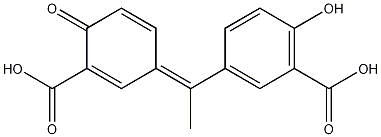 5-[1-(3-Carboxy-4-oxo-2,5-cyclohexadien-1-ylidene)ethyl]-2-hydroxybenzoic Acid