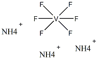 六氟钒酸铵(III)结构式