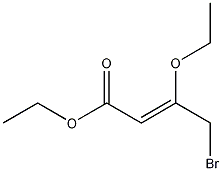 4-溴-3-乙氧基-2-丁烯羧酸酯结构式