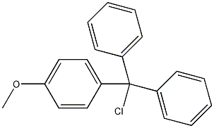 4-甲氧基三苯基氯甲烷结构式