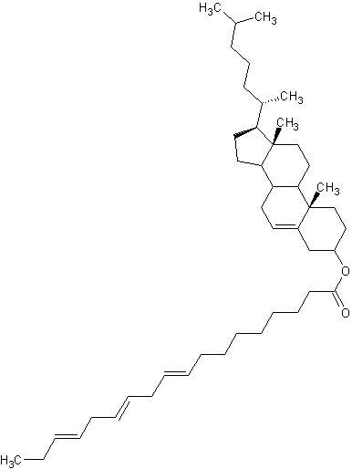 胆固醇亚麻酸盐结构式