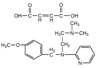 顺丁烯二酸吡呐明结构式
