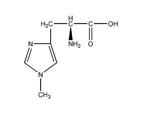 1-甲基-L-组氨酸结构式