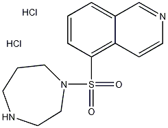 1-(5-硫代异喹啉)哌嗪二盐酸盐结构式