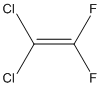 1,1-二氯-2,2-二氟乙烯结构式