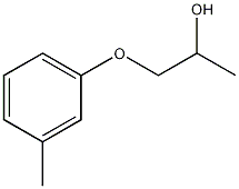 1-(3-甲基苯氧基)-2-丙醇结构式