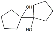 [1,1'-二环戊基]-1,1'-二醇结构式