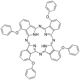 1,8,15,22-四苯氧基-29H,31H-酞菁结构式