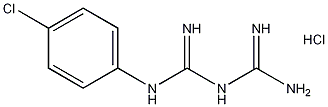 1-(4-氯苯基)双胍盐酸结构式
