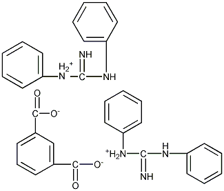 1,3-邻苯二甲酸二苯胍结构式