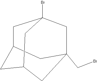 1-溴-3-(溴甲基)金刚烷结构式