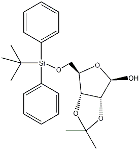 5-O-tert-Butyldiphenylsilyl-2,3-O-isopropylidene-alpha,~-D-ribofuranose