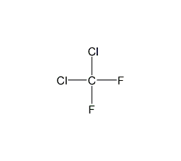 二氯二氟甲烷结构式