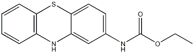 吩噻嗪基-2-氨基甲酸乙酯结构式
