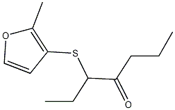 3-(2-甲基-3-呋喃硫基)-4-庚酮结构式