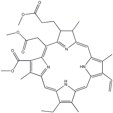 二氢卟吩e6三甲酯结构式