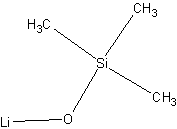 三甲基硅烷醇酸锂结构式