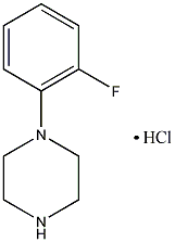 1-(2-氟苯基)哌嗪盐酸盐结构式