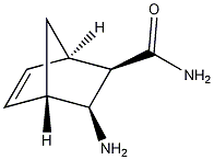 3-氧-氨基双环[2.2.1]庚-5-烯-2-氧-甲酸胺结构式