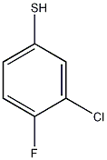 3-氯-4-氟苯硫酚结构式