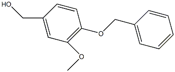 4-苄氧基-3-甲氧基苯甲醇结构式