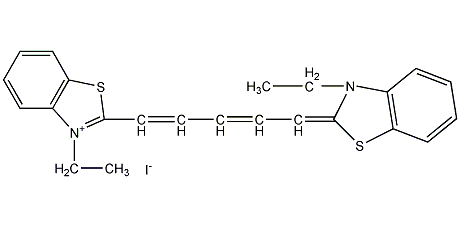 3,3'-二乙基硫二碳碘化氰结构式