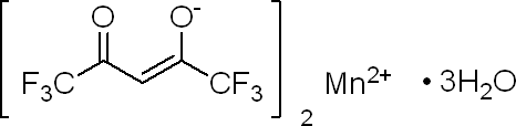 六氟乙酰基丙酮酸锰三水合物结构式