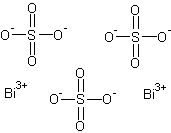 硫酸铋(III)结构式