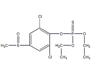 虫螨磷亚砜结构式