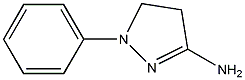3-氨基-4,5-二氢-1-苯基吡唑,结构式