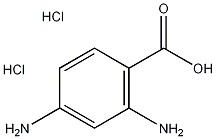 2,4-二氨基苯甲酸盐酸结构式