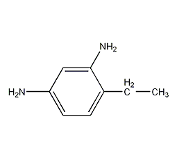 4-乙基-1,3-苯二胺结构式