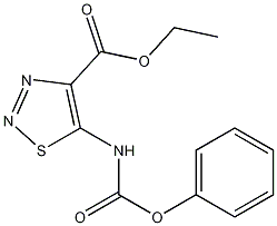 5-Amino-1,2,3-thiadiazole-N-phenoxycarbonyl-4-carboxylic acid ethyl ester