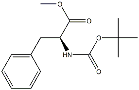 叔丁氧羰基-L-苯丙氨酸甲酯结构式
