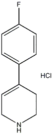 4-(4-氟苯基)-1,2,3,6-四氢吡啶盐酸盐结构式