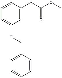 3-苄氧基苯乙酸甲酯结构式