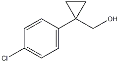 1-(4-氯苯基)-1-环丙烷甲醇结构式