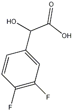 3,4-二氟苯乙醇酸结构式