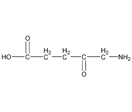 5-氨基乙酰丙酸结构式