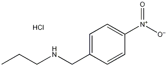 4-硝基-N-丙基苄胺盐酸盐结构式