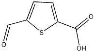 5-甲酰基-2-噻吩羧酸结构式