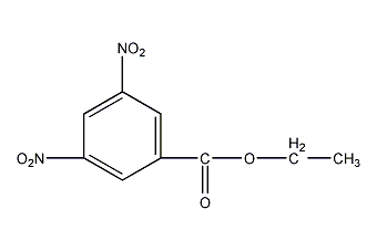 3,5-二硝基苯甲酸乙酯结构式