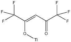六氟乙酰丙酮铊(I)结构式
